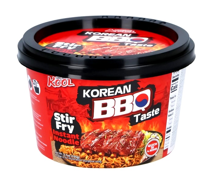 KOOL Korean Style BBQ Bowl instant noodles - Cung Dinh 105g.